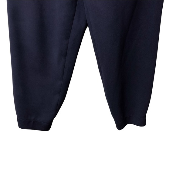 Vince Cropped Tapered Leg Trousers Slouchy Navy Blue Size Small VX19420799 - Picture 6 of 10